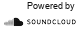 Powered by SoundCloud — black, large