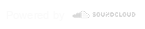 Powered by SoundCloud — white, compact